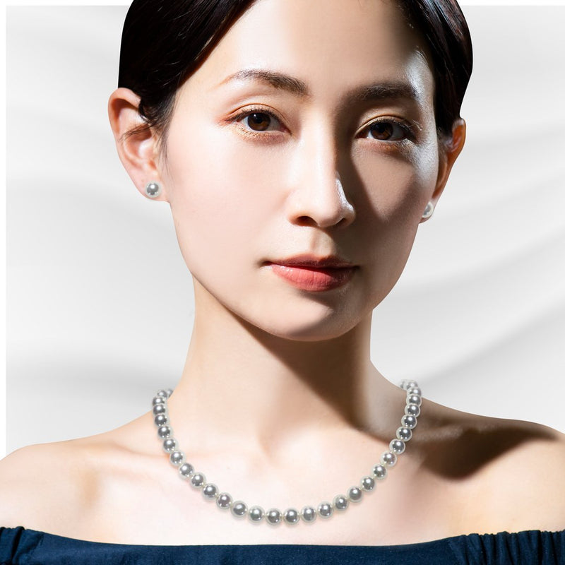 8.5～9.0㎜ 颜色没有刺穿的耳环或耳环套件teri：a卷：b kizu：b -tensei珍珠在线商店Tenari Pearl Shop