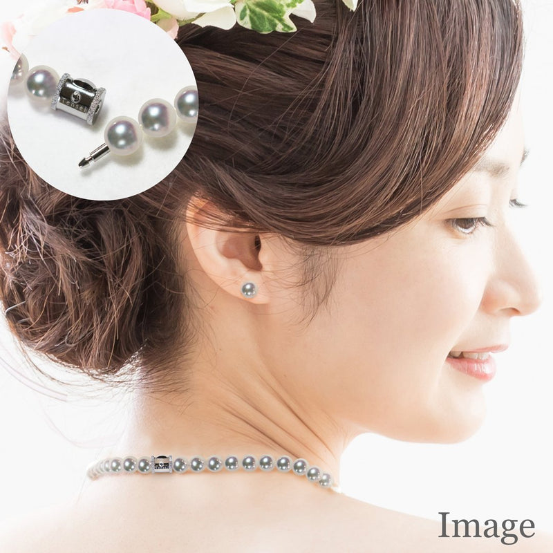 8.5～9.0㎜ 顏色沒有刺穿的耳環或耳環套件teri：a卷：b kizu：b -tensei珍珠在線商店Tenari Pearl Shop