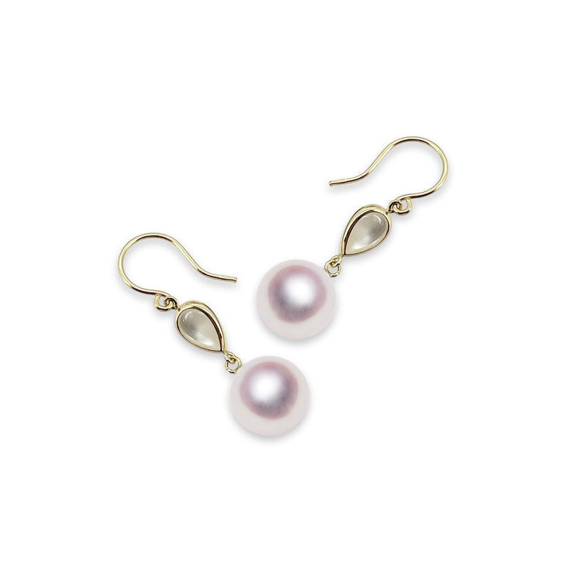 K18 7.5㎜ Design earrings