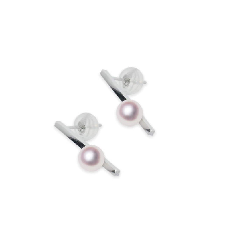K14WG 5.5㎜ Design Earrings -TENSEI PEARL ONLINE STORE Tenari Pearl Official Mail Order Shop