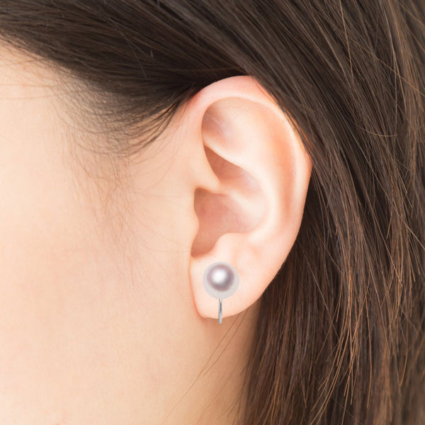 K14WG 8.5㎜ Simple earrings -TENSEI PEARL ONLINE STORE Tensei Pearl Official Mail Order Shop