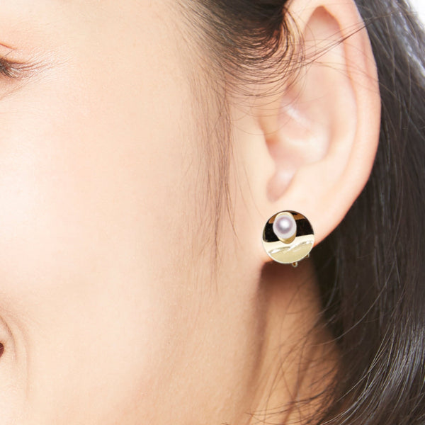 K18 5.0㎜ Design earrings -TENSEI PEARL ONLINE STORE Tensei Pearl Official Mail Order Shop