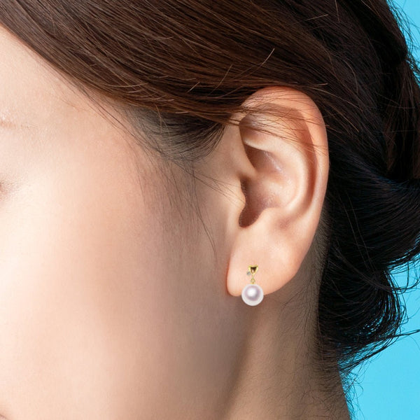 K18 7.0㎜ Design Earrings -TENSEI PEARL ONLINE STORE Tenari Pearl Official Mail Order Shop