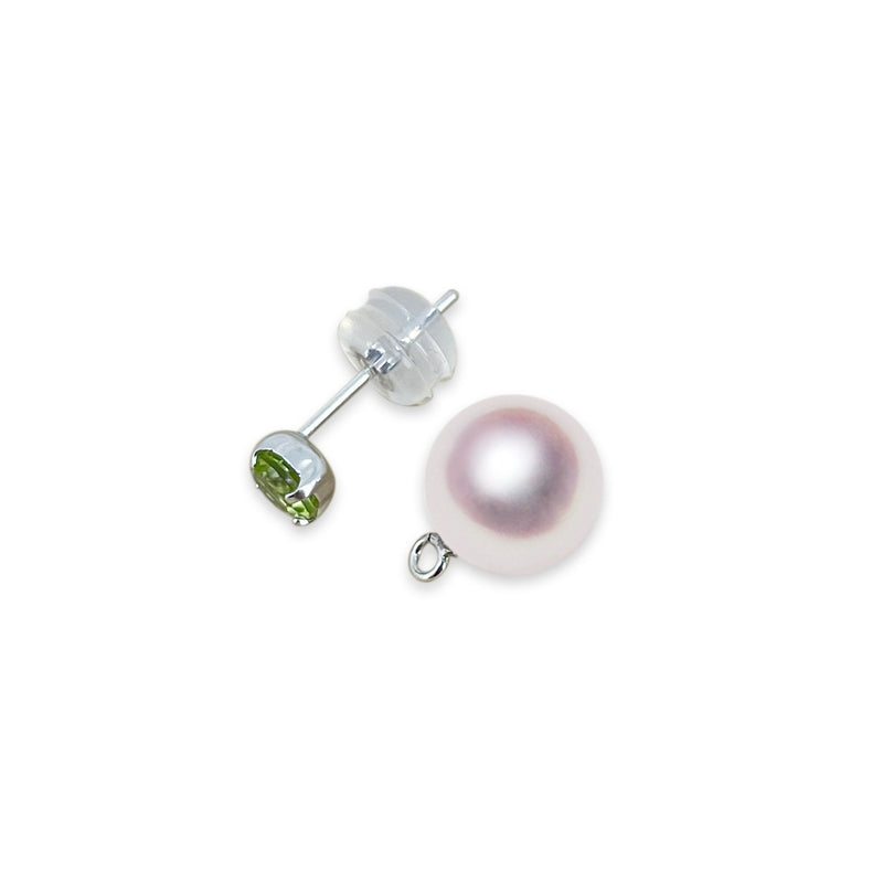 K187.5㎜2Way设计耳环橄榄石-tensei珍珠在线商店Tenari Pearl官方邮购商店