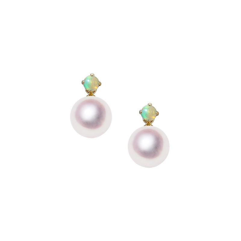 K187.5㎜2WayDesign Earrings opal -tensei珍珠在线商店Tensei Tensei Pearl官方邮购商店