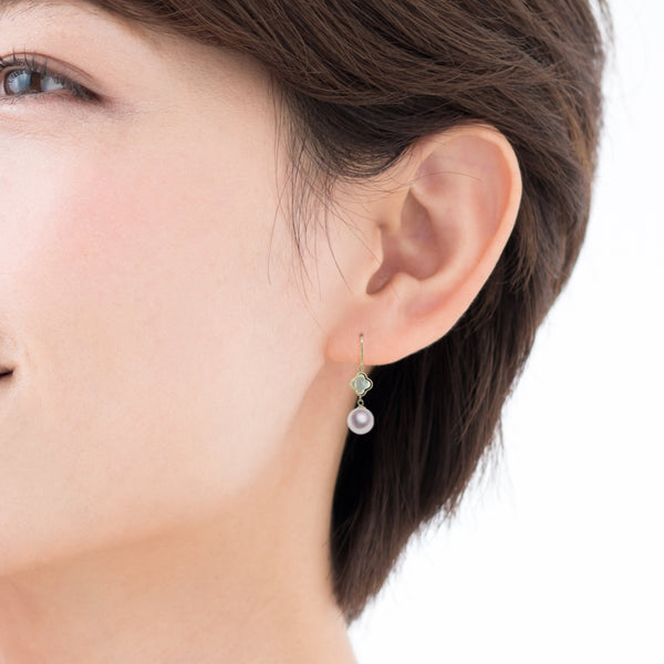 K18 7.5㎜ Design Earrings -TENSEI PEARL ONLINE STORE Tensei Pearl Official Mail Order Shop