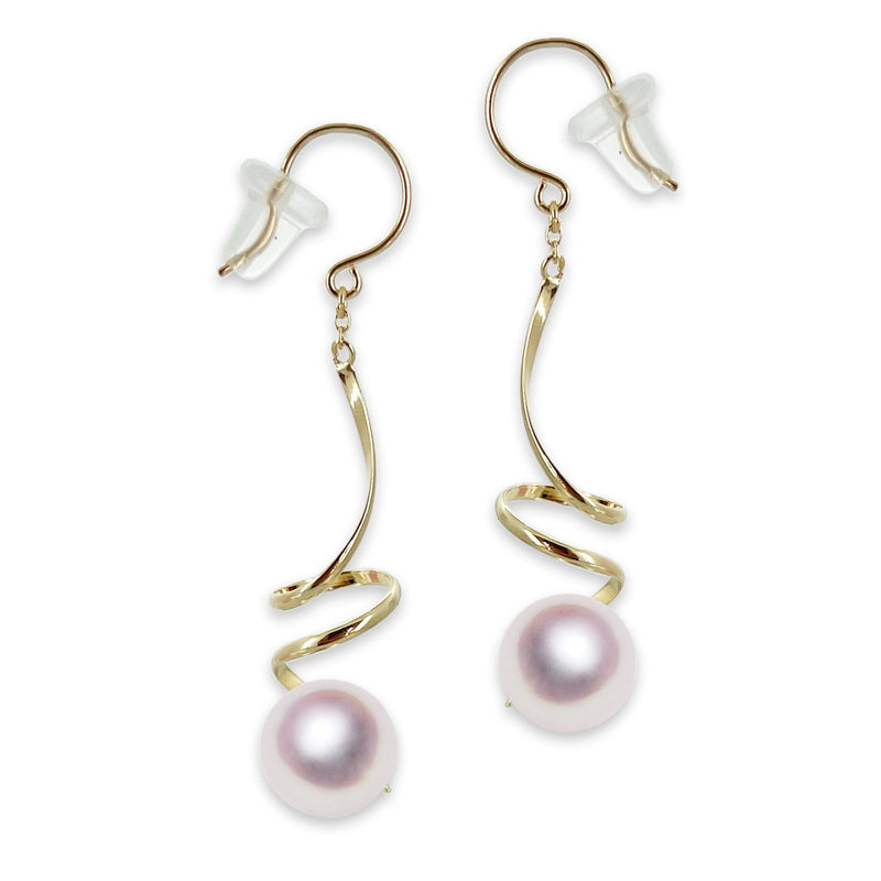 K18 8.0㎜ Design Earrings -TENSEI PEARL ONLINE STORE Tenari Pearl Official Mail Order Shop