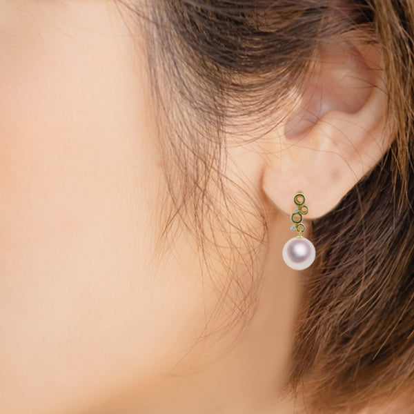 K188.0㎜設計耳環D0.01CT -tensei珍珠在線商店Tenari Pearl官方郵購商店