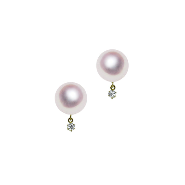 K188.5㎜设计耳环D0.06CT -tensei珍珠在线商店Tenari Pearl官方邮购商店