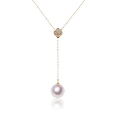 K18PG8.5㎜吊墜D0.04CT -tensei Pearl在線商店Tenari Pearl官方郵購商店