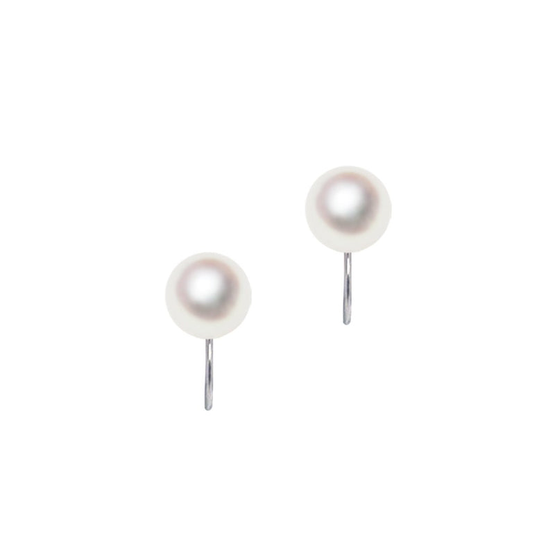 SV 8.5毫米未选中的简单耳环-tensei Pearl在线商店Tenari Pearl官方邮购商店